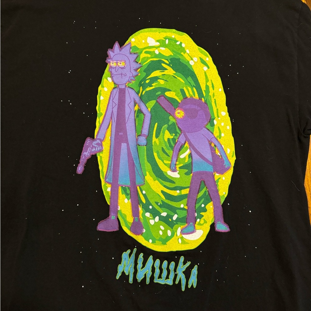 Xl Rick and Morty x Mishka Collab